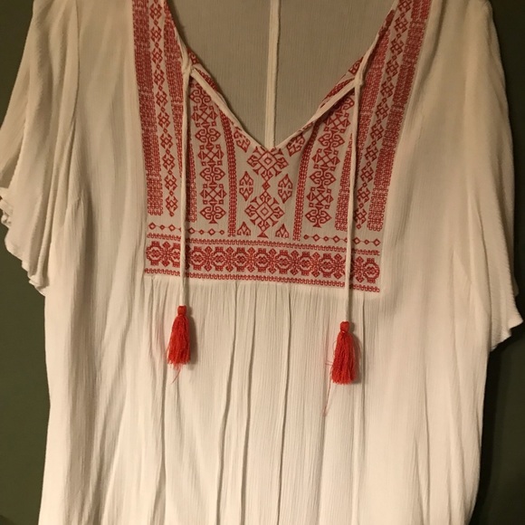 Morrocan boho rayon blouse - Picture 3 of 7